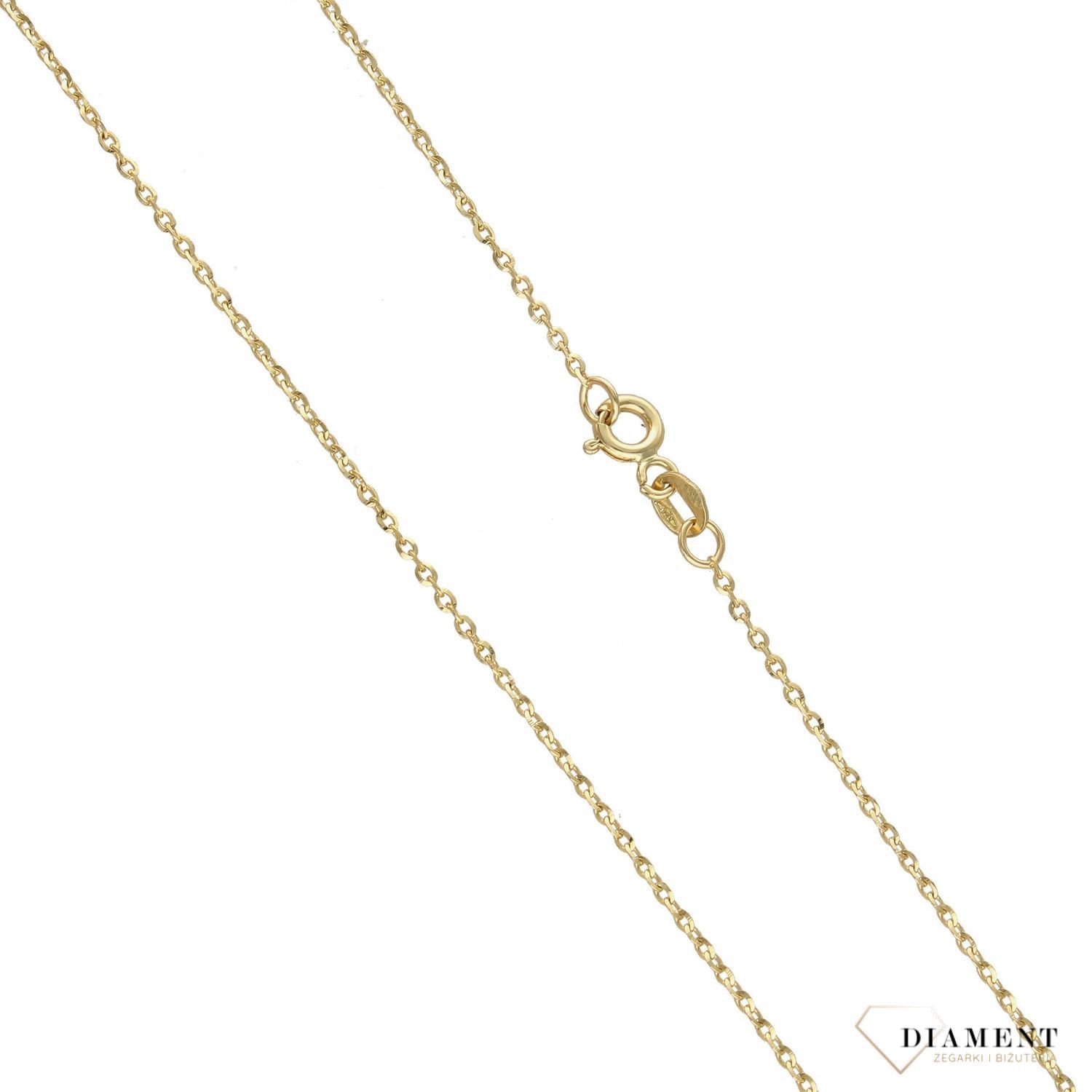 Złoty łańcuszek 375 Ankier o szerokości 1,5 mm DIA-LAN-RDOV 035-375 1,5mm (1).jpg